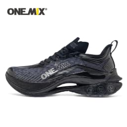ONEMIX New Carbon Plate Marathon Running Shoes for Men Anti-slip Ultra-light Rebound Athletic Sport Professional Shoes Sneakers