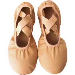 Girls Canvas Ballet Shoes Women Professional Dance Flat Soft Soled Ballerina Shoes Non-slip Dance Shoe for Practice Performance