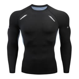 Men's T-shirt Men Running Sport T Shirt Men Compression Fitness Tops Tee Quick DryTight Training Gym Sport Running Shirts Jersey