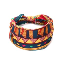 African Pattern Print Twist Elastic Hair Band Wide Hairbands Bandana Turban Knot Headwrap Fashion Cotton Stretch Headband