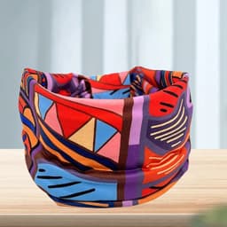 African Pattern Print Twist Elastic Hair Band Wide Hairbands Bandana Turban Knot Headwrap Fashion Cotton Stretch Headband