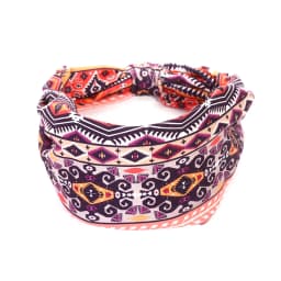 African Pattern Print Twist Elastic Hair Band Wide Hairbands Bandana Turban Knot Headwrap Fashion Cotton Stretch Headband
