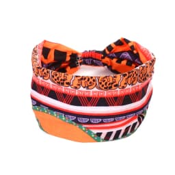 African Pattern Print Twist Elastic Hair Band Wide Hairbands Bandana Turban Knot Headwrap Fashion Cotton Stretch Headband