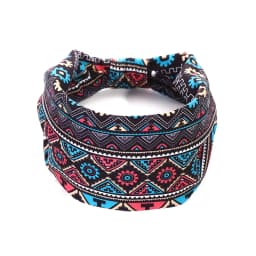 African Pattern Print Twist Elastic Hair Band Wide Hairbands Bandana Turban Knot Headwrap Fashion Cotton Stretch Headband