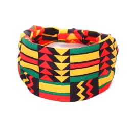 African Pattern Print Twist Elastic Hair Band Wide Hairbands Bandana Turban Knot Headwrap Fashion Cotton Stretch Headband