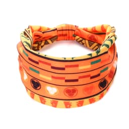 African Pattern Print Twist Elastic Hair Band Wide Hairbands Bandana Turban Knot Headwrap Fashion Cotton Stretch Headband