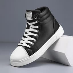 2026 Spring Fashion Red Men's Sneakers High Top Skateboarding Shoes for Men Women Comfortable Unisex Leather Sneakers Size 35-46
