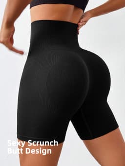Womens Biker Shorts 6 Inches High Waisted Workout Running Volleyball Yoga Shorts