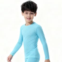 Kids Children Boy Girl Running Long T Shirt Fitness Sport Basketball Football Outdoor Hiking Jogging Riding Soccer Clothes J26