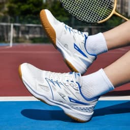 Men Professional Volleyball Shoes Unisex Sports Breathable Damping Shoes Women Mesh Wear-resistant Sneakers Badminton Shoes New