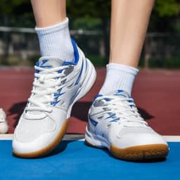 Men Professional Volleyball Shoes Unisex Sports Breathable Damping Shoes Women Mesh Wear-resistant Sneakers Badminton Shoes New