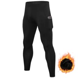 Men's Autumn and Winter Warm Running Tight Leggings Sports Gym Fitness Jogging Pants Fast Dry Running Compression leggings