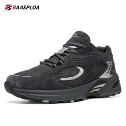 Baasploa New Running Shoes Men Outdoor Fashion Lightweight Mesh Sports Shoes Male Casual Breathable Non-Slip Walking Shoes