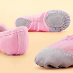 Girls' Drawstring Ballet Shoes Kids Soft Soled Dance Flats Adult Perfessional Dance Shoes Wear Resistant Non-slip Ballerina Shoe