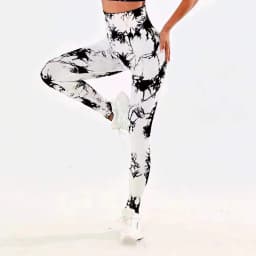 CZGUKE New Tie Dye Yoga Pants Sport Leggings Women Seamless High Waist Push Up Woman Tights Fitness Workout Leggins Gym Clothing