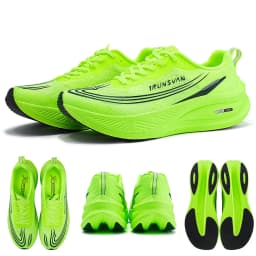 IRUNSVAN HEAT 3.0 Men Lightweight Running Shoes Breathable Mesh Sneakers Shock-Absorbing Non-Slip Soft-Sole Fitness Versatile