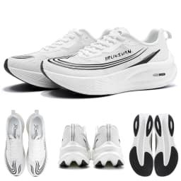 IRUNSVAN HEAT 3.0 Men Lightweight Running Shoes Breathable Mesh Sneakers Shock-Absorbing Non-Slip Soft-Sole Fitness Versatile