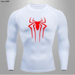 Spider Compression Shirt Mens Rashguard Fitness For Men Gym Sports T-Shirt Running Sweatshirt Outdoor Mountaineering Training