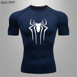 Spider Compression Shirt Mens Rashguard Fitness For Men Gym Sports T-Shirt Running Sweatshirt Outdoor Mountaineering Training
