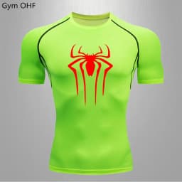 Spider Compression Shirt Mens Rashguard Fitness For Men Gym Sports T-Shirt Running Sweatshirt Outdoor Mountaineering Training