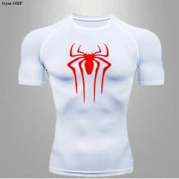Spider Compression Shirt Mens Rashguard Fitness For Men Gym Sports T-Shirt Running Sweatshirt Outdoor Mountaineering Training