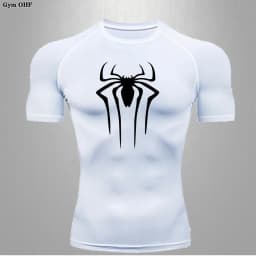 Spider Compression Shirt Mens Rashguard Fitness For Men Gym Sports T-Shirt Running Sweatshirt Outdoor Mountaineering Training