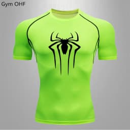 Spider Compression Shirt Mens Rashguard Fitness For Men Gym Sports T-Shirt Running Sweatshirt Outdoor Mountaineering Training