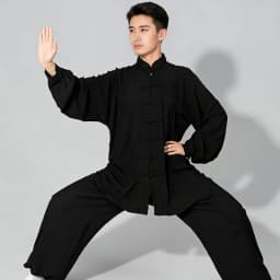 Summer Cotton Tai Chi Uniform Wing Chun Martial Arts Suits Yoga Meditation Sets 6 Colors Wushu Kung Fu Training Jacket and Pants
