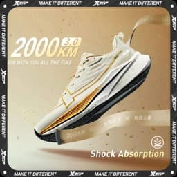 Xtep 2000km 3.0 Running Shoes For Men 2025 Spring Sneakers Cushioning Training Jogging Wear-Resistant Lightweight 875119110032
