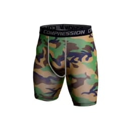1 PC Men's Running Compression Sportswear Camouflage Tights Men Short Quick Dry Bodybuilding Fitness Shorts Elastic Sportswear
