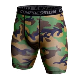1 PC Men's Running Compression Sportswear Camouflage Tights Men Short Quick Dry Bodybuilding Fitness Shorts Elastic Sportswear