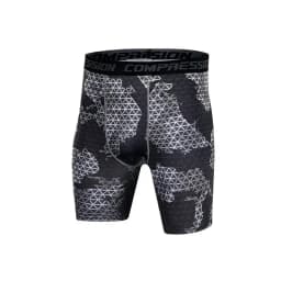 1 PC Men's Running Compression Sportswear Camouflage Tights Men Short Quick Dry Bodybuilding Fitness Shorts Elastic Sportswear