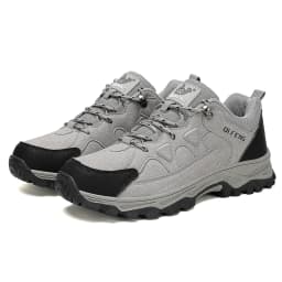 Hiking Shoes Winter Retro Leather Outdoor Off-Road Black Antiskid Trail Running Footwear Mens Low Top Spring Mountain Sneakers
