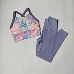 2PCS Yoga Suit Tracksuit Sports Bra High Waist Leggings Shorts Outfit Gym Set Fitness Workout Clothes Push Up Sportswear Suit