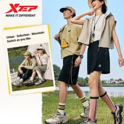 Xtep Casual Shoes Women's 2025 Spring Lightweight Running Shoes Thick Sole Increase Street Style Sneakers 875318320009