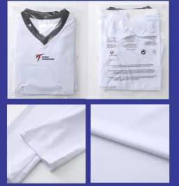 2025 Nieuwe stijl Taekwondo-uniform Nauwsluitend Stretch Sneldrogend Unisex Competitiepak Combat Dobok Logo aanpassen Wit