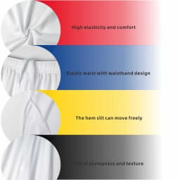 2025 Nieuwe stijl Taekwondo-uniform Nauwsluitend Stretch Sneldrogend Unisex Competitiepak Combat Dobok Logo aanpassen Wit