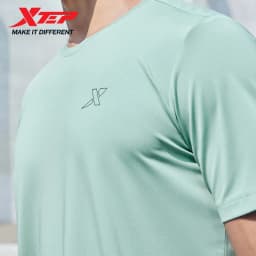 XTEP Men's T Shirt Shorts 2025 Spring Summer Shock Absorption Cushion Tops Bottoms Climbing Outdoor Mixed Color 875229A70154