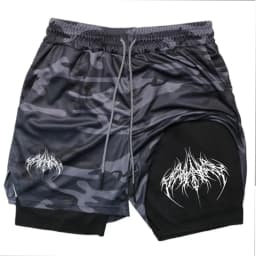 Men's 2-in-1 Shorts Training Fitness Phone Pocket Y2k Summer Breathable Double-layer Quick-dry Workout Jogging Gym Sportswear