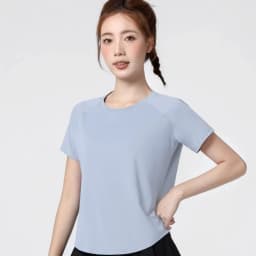 Short-Sleeved Professional Running Colothes Breathable Fabric Quick-Drying Material Yoga Clothes Comfortable Fit Lightweight
