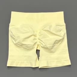 Histello Sports Shorts 4.5" Women Seamless Yoga Leggings Low Waist Scrunch Bum Tights Running Fitness Short Workout Gym Shorts