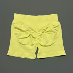 Histello Sports Shorts 4.5" Women Seamless Yoga Leggings Low Waist Scrunch Bum Tights Running Fitness Short Workout Gym Shorts