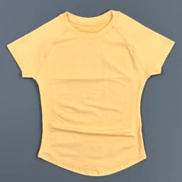 HISTELLO Women Short Sleeve Gym Workout Tops Slim Fit High Stretch Lightweight Yoga Running Fitness Casual Daily Sports Top