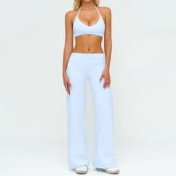 Women's Fitness Set Gym Tracksuit Breathable Sports Bra Flared Trousers Suit Workout Clothing Sportswear Female Athletic Wear