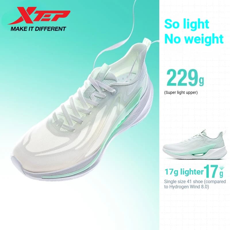 Xtep X-FLOW 9 Running Sneakers For Women Winter Running Breathable Shock-Absorbing Comfortable Sports Shoes 874218110006