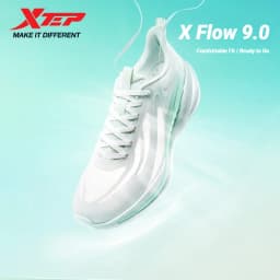 Xtep X-FLOW 9 Running Sneakers For Women Winter Running Breathable Shock-Absorbing Comfortable Sports Shoes 874218110006