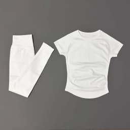 2 Pieces Short Sleeve Sports Set Women Round Neck Breathable Short Sleeve Yoga Sports Leggings Gym Sportswear Workout Sets
