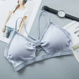 Women Cross Strap Sports Bra Push Up Top Women Yoga Gym Crop Tops Brassiere Femme Fitness Tops Sport Breathable Bras