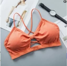 Women Cross Strap Sports Bra Push Up Top Women Yoga Gym Crop Tops Brassiere Femme Fitness Tops Sport Breathable Bras