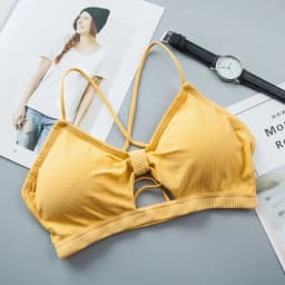 Women Cross Strap Sports Bra Push Up Top Women Yoga Gym Crop Tops Brassiere Femme Fitness Tops Sport Breathable Bras